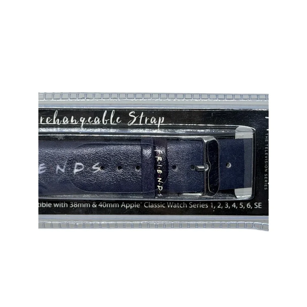 NIP Friends Apple‎ Watch Band Interchangeable Strap 38/40mm Navy Blue Series 1-6